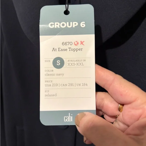 CAbi Blue Trench Coat - Picture 4 of 6